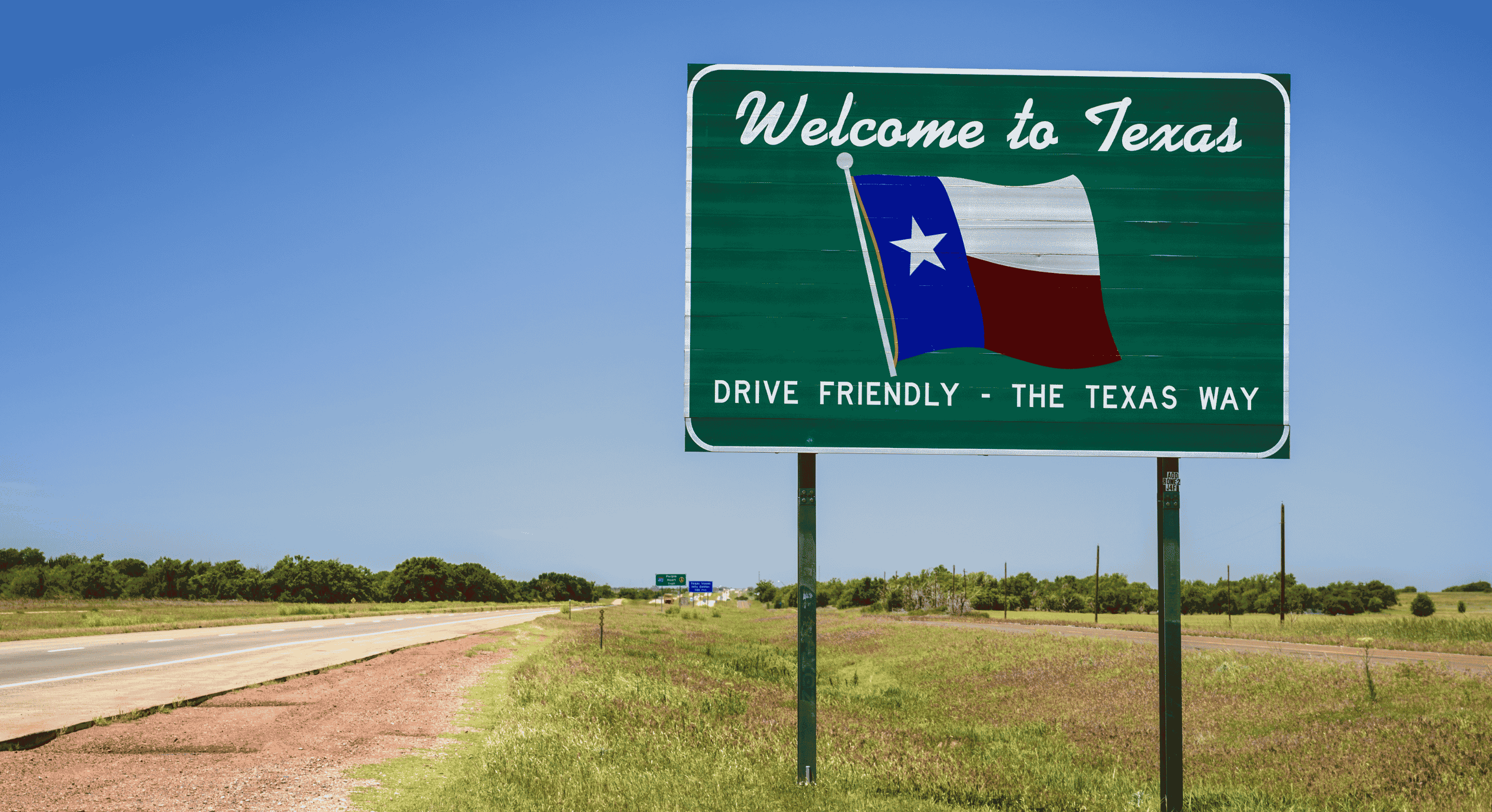Texas Road Sign